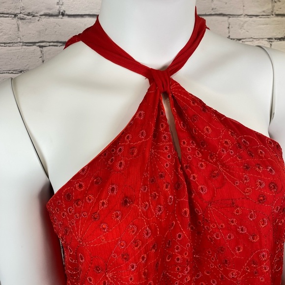 Sofia Vergara Red Lace Halter Top size 3X - Picture 3 of 11